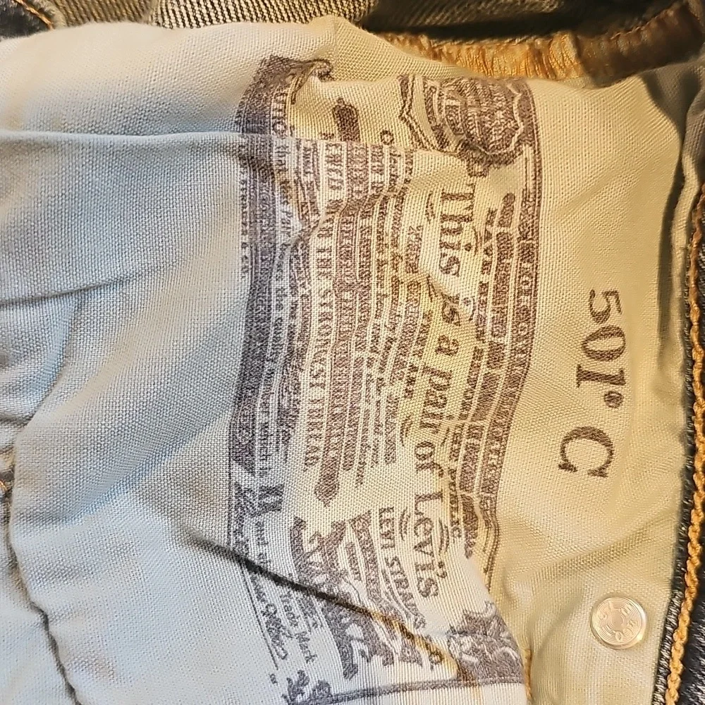 Levi's 501 Curve Jeans Studded Rhinestone Detail Straight Leg W28 L30